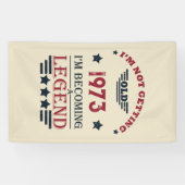 Gepersonaliseerd 50-jarig  50-jarig verjaardagsfee spandoek (Horizontaal)