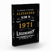 Gepersonaliseerd 50e verjaardag, geboren in 1971 fotoblokken (Links)