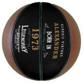 Gepersonaliseerd 50e verjaardag van de monogram Le Basketbal (Verticaal)