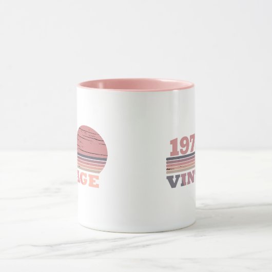 Gepersonaliseerd  50ste verjaardagscadeau mok (Midden)