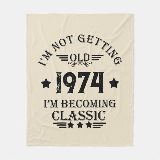 Gepersonaliseerd  50ste verjaardagsfeest fleece deken (Voorkant)