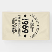 Gepersonaliseerd 50ste verjaardagsfeest spandoek (Horizontaal)