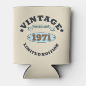 Gepersonaliseerd 55ste verjaardagsfeest blikjeskoeler (Voorkant)