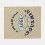 Gepersonaliseerd  55ste verjaardagsfeest fleece deken (Voorkant (Horizontaal))