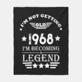 Gepersonaliseerd 55ste verjaardagsfeest fleece deken (Voorkant)