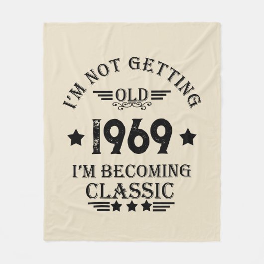 Gepersonaliseerd 55ste verjaardagsfeest fleece deken (Voorkant)