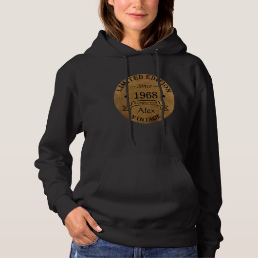 Gepersonaliseerd 55ste verjaardagsfeest hoodie (Voorkant)