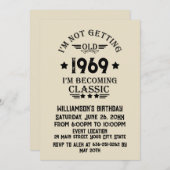 Gepersonaliseerd  55ste verjaardagsfeest kaart (Voorkant / Achterkant)