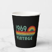 Gepersonaliseerd 55ste verjaardagsfeest papieren bekers (Voorkant)