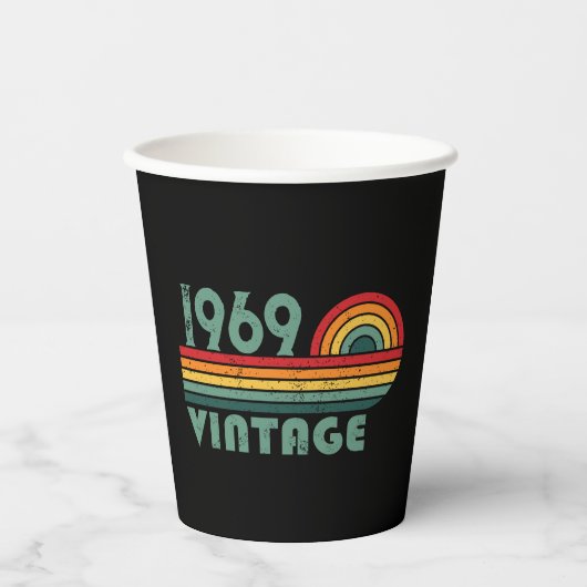 Gepersonaliseerd 55ste verjaardagsfeest papieren bekers (Voorkant)