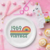 Gepersonaliseerd  55ste verjaardagsfeest papieren bordje (Feest)