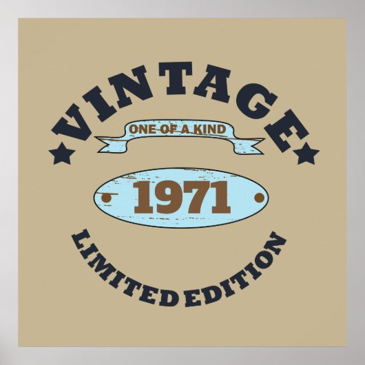 Gepersonaliseerd 55ste verjaardagsfeest poster (Voorkant)