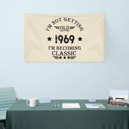 Gepersonaliseerd  55ste verjaardagsfeest spandoek (Beurs)