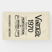 Gepersonaliseerd  55ste verjaardagsfeest spandoek (Horizontaal)