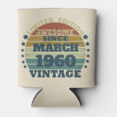 Gepersonaliseerd  65ste verjaardagsfeest blikjeskoeler (Voorkant)