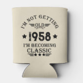 Gepersonaliseerd  65ste verjaardagsfeest blikjeskoeler (Achterkant)