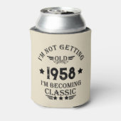 Gepersonaliseerd  65ste verjaardagsfeest blikjeskoeler (Blikje Achterkant)