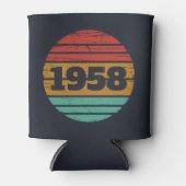 Gepersonaliseerd  65ste verjaardagsfeest blikjeskoeler (Voorkant)