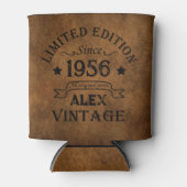 Gepersonaliseerd 65ste verjaardagsfeest blikjeskoeler (Voorkant)