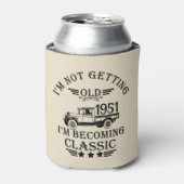 Gepersonaliseerd  65ste verjaardagsfeest blikjeskoeler (Blikje Voorkant)