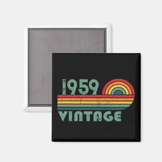 Gepersonaliseerd 65ste verjaardagsfeest magneet (Voorkant / Achterkant)