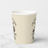 Gepersonaliseerd 65ste verjaardagsfeest papieren bekers (Rechts)