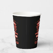 Gepersonaliseerd 65ste verjaardagsfeest papieren bekers (Rechts)