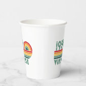 Gepersonaliseerd 65ste verjaardagsfeest papieren bekers (Rechts)