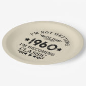 Gepersonaliseerd 65ste verjaardagsfeest papieren bordje (Gekanteld)