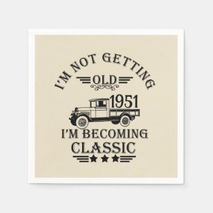 Gepersonaliseerd  65ste verjaardagsfeest servet