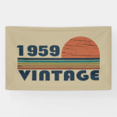 Gepersonaliseerd  65ste verjaardagsfeest spandoek (Horizontaal)