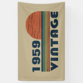 Gepersonaliseerd  65ste verjaardagsfeest spandoek (Verticaal)