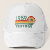 Gepersonaliseerd  65ste verjaardagsfeest trucker pet (Voorkant)