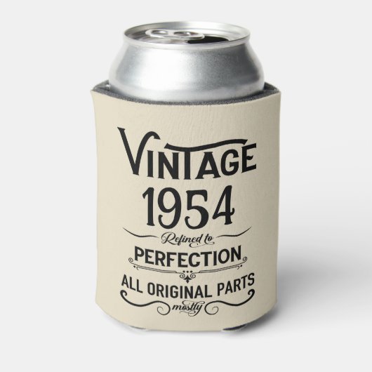 Gepersonaliseerd 70-jarig 70-jarig verjaardagsfee blikjeskoeler (Blikje Achterkant)