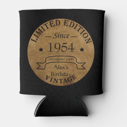 Gepersonaliseerd 70-jarig  70-jarig verjaardagsfee blikjeskoeler (Voorkant)