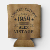 Gepersonaliseerd 70-jarig 70-jarig verjaardagsfee blikjeskoeler (Achterkant)