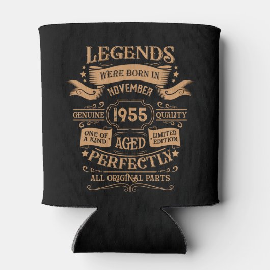 Gepersonaliseerd 70-jarig 70-jarig verjaardagsfee blikjeskoeler (Achterkant)