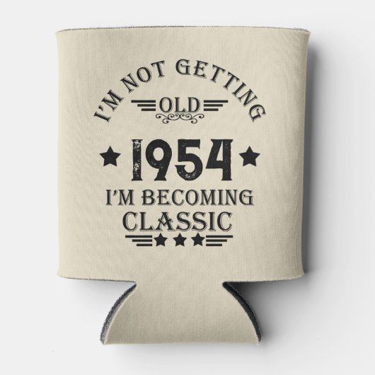 Gepersonaliseerd 70-jarig 70-jarig verjaardagsfee blikjeskoeler (Voorkant)