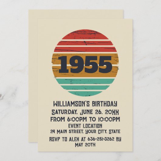 Gepersonaliseerd 70-jarig  70-jarig verjaardagsfee kaart (Voorkant / Achterkant)