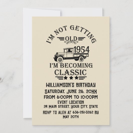 Gepersonaliseerd 70-jarig 70-jarig verjaardagsfee kaart (Voorkant)