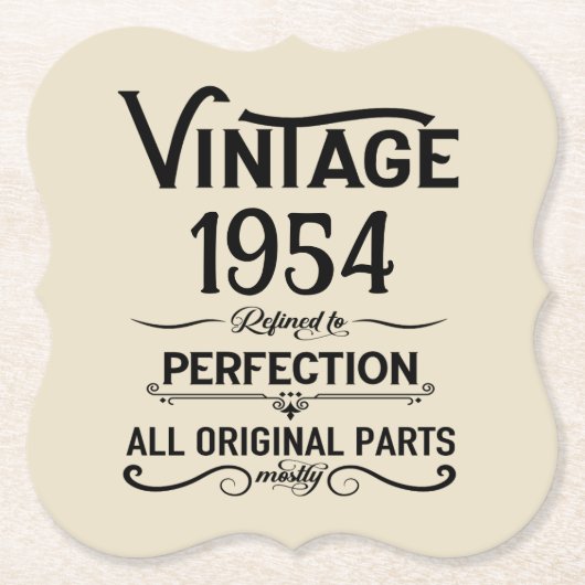 Gepersonaliseerd 70-jarig 70-jarig verjaardagsfee kartonnen onderzetters (Voorkant)