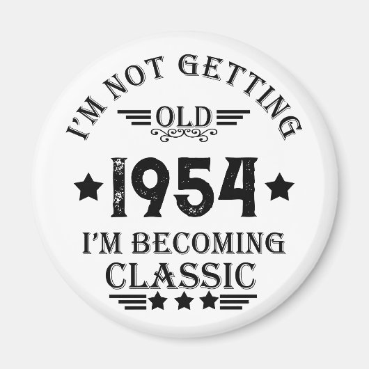 Gepersonaliseerd 70-jarig  70-jarig verjaardagsfee magneet (Voorkant)