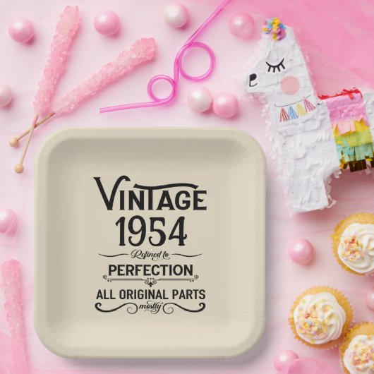 Gepersonaliseerd 70-jarig 70-jarig verjaardagsfee papieren bordje (Feest)