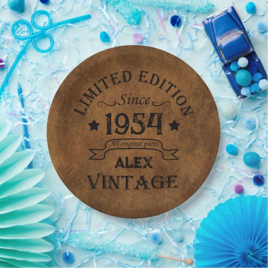 Gepersonaliseerd 70-jarig 70-jarig verjaardagsfee papieren bordje (Feest)