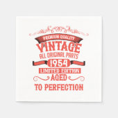 Gepersonaliseerd 70-jarig  70-jarig verjaardagsfee servet (Voorkant)