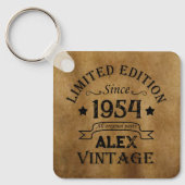 Gepersonaliseerd 70-jarig 70-jarig verjaardagsfee sleutelhanger (Voorkant)