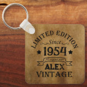 Gepersonaliseerd 70-jarig 70-jarig verjaardagsfee sleutelhanger (Voorkant)