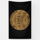 Gepersonaliseerd 70-jarig  70-jarig verjaardagsfee spandoek (Verticaal)