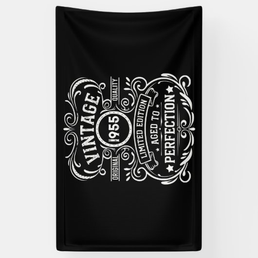 Gepersonaliseerd 70-jarig 70-jarig verjaardagsfee spandoek (Verticaal)