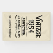 Gepersonaliseerd 70-jarig 70-jarig verjaardagsfee spandoek (Horizontaal)